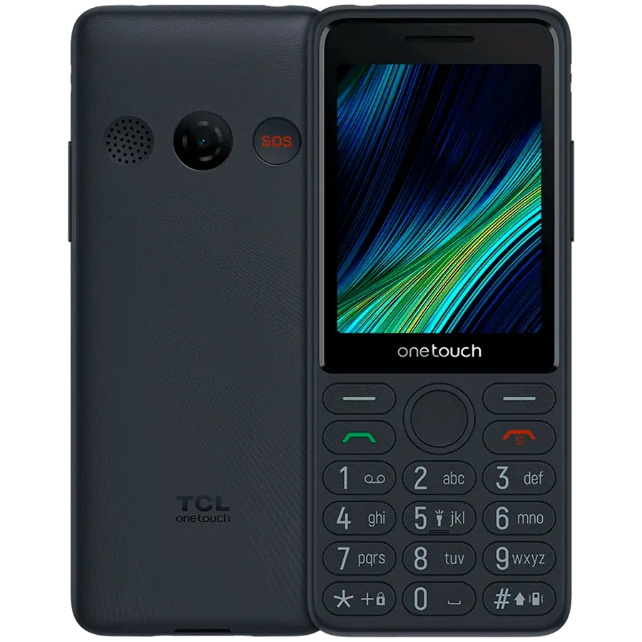 Telefon TCL ONETOUCH 4042S, ecran 2.8'', butoane mari & SOS, cameră 2MP, 4G VoLTE, baterie 1500mAh