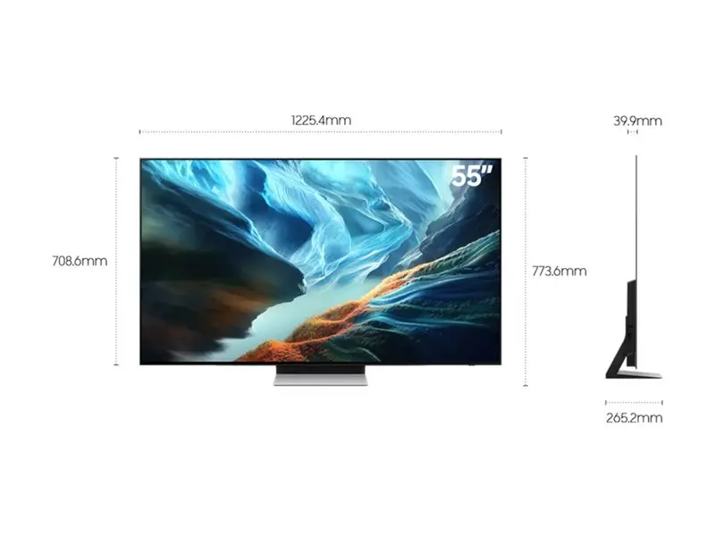 Телевизор, Samsung 55" 55S90H OLED AI Smart UHD 4K Model 2026 Black - image 3