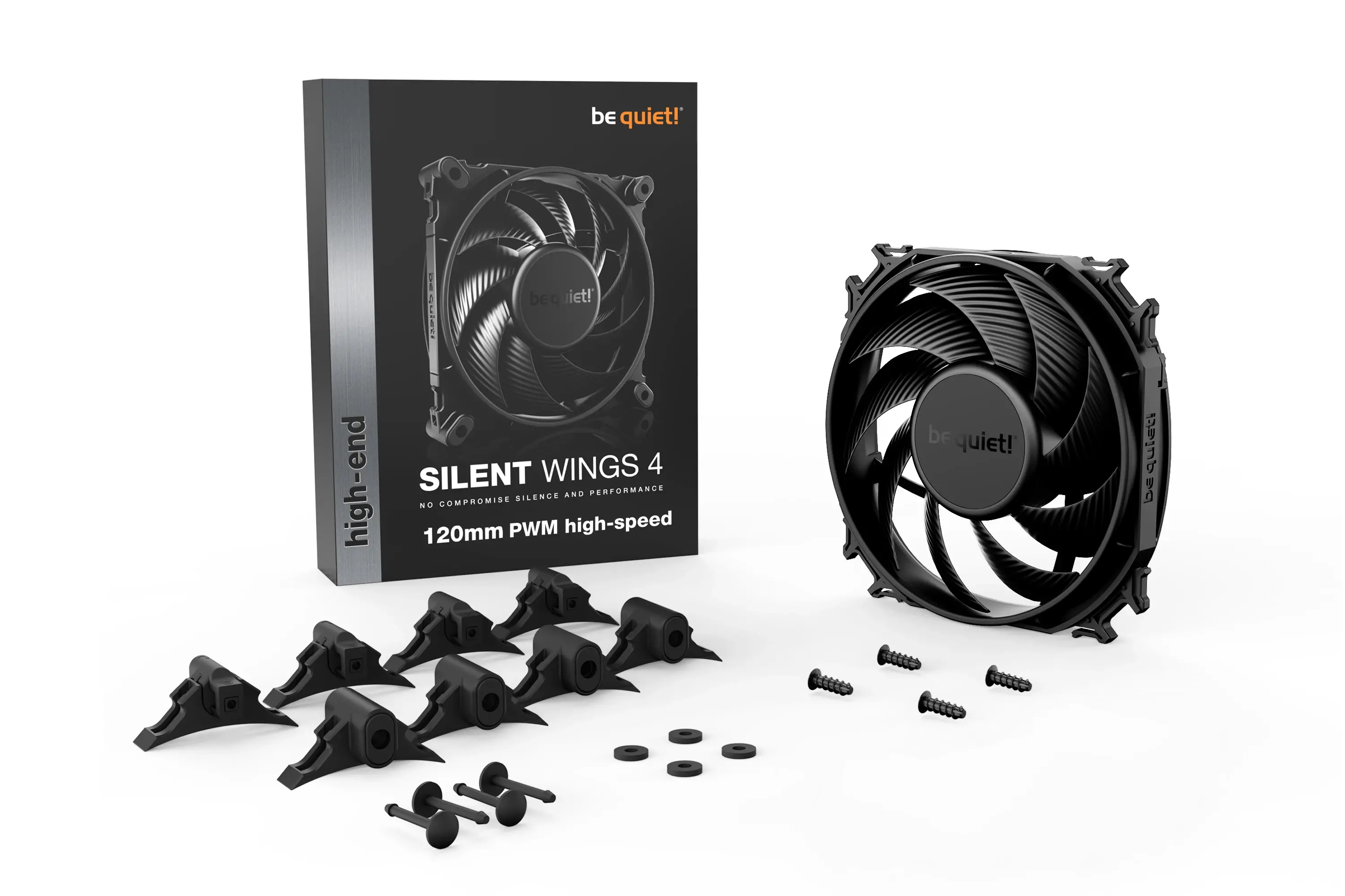 be quiet! вентилатор Fan 120mm - SILENT WINGS 4 120mm PWM high-speed - image 3