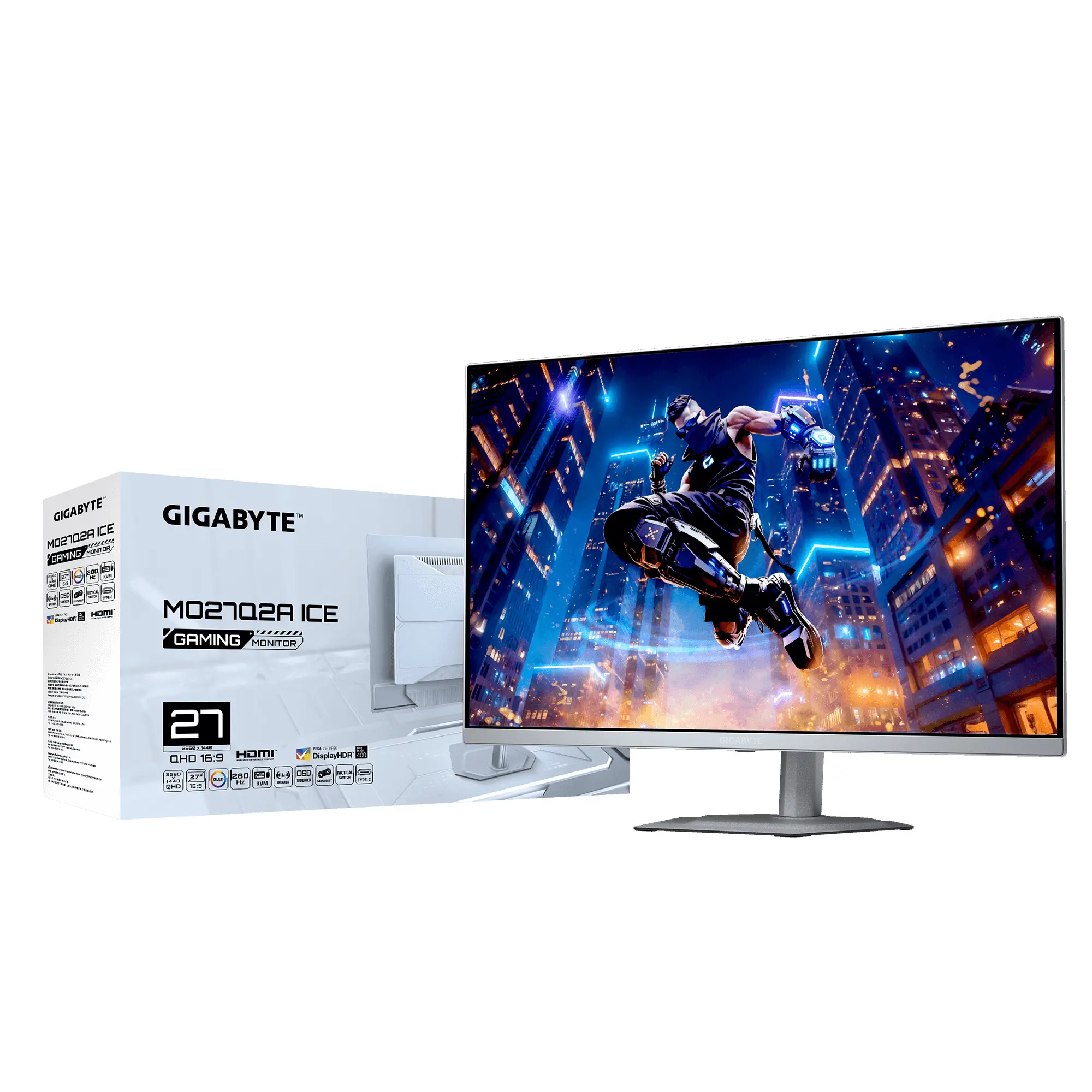 Gaming οθόνη GIGABYTE MO27Q2A ICE - 27" QD-OLED, QHD(2560x1440), 280Hz, 0.03ms, G-Sync, FreeSync Premium Pro - image 7