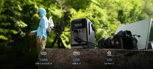 Ecoflow Преносима електростанция Portable Power Station TRAIL 300 DC - image 8