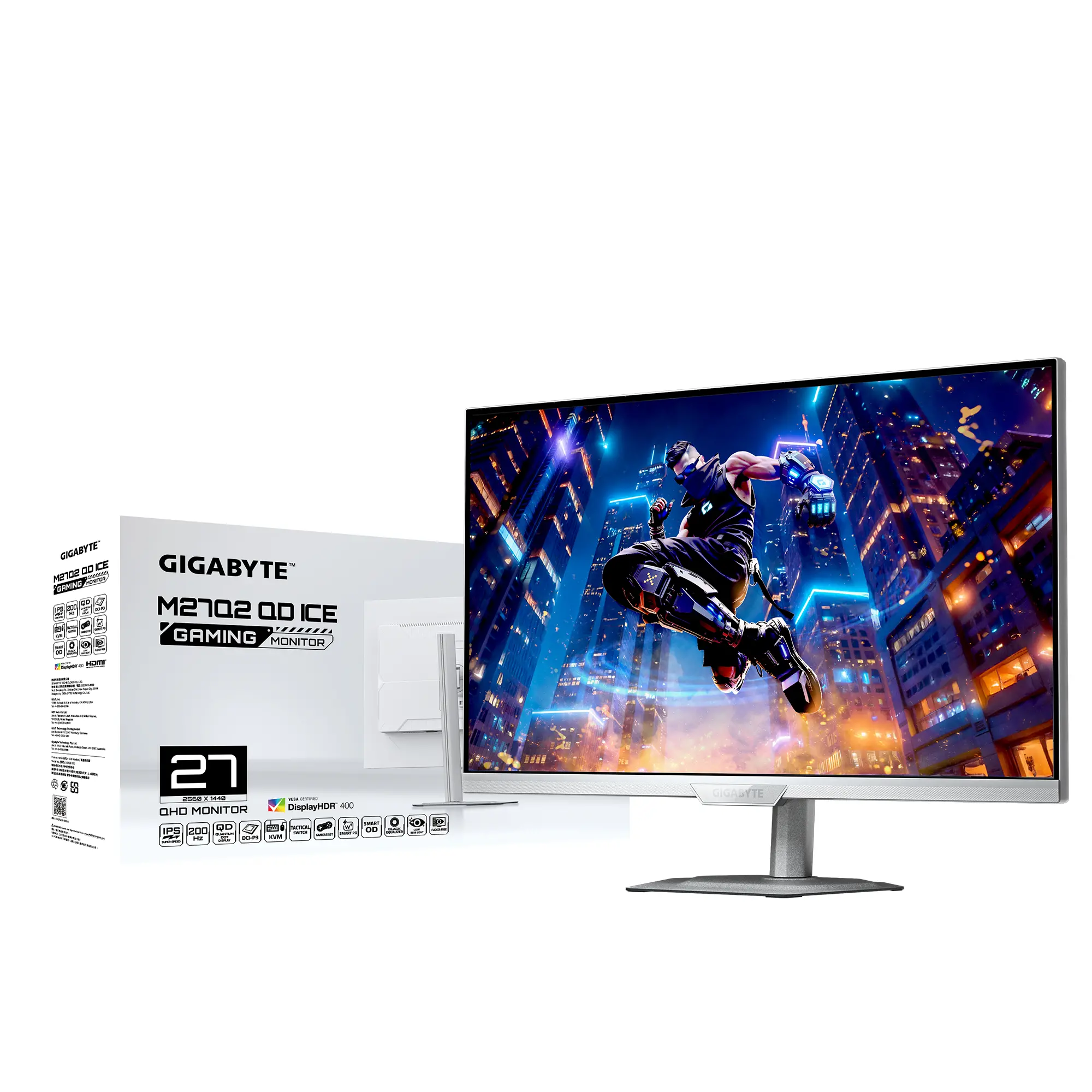 Геймърски монитор GIGABYTE M27Q2 QD ICE - 27" SS IPS QuantumDot, QHD(2560x1440), 210Hz, 1ms, G-Sync - image 7