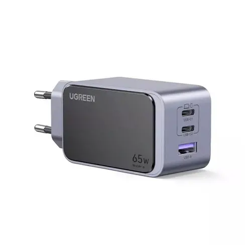 ÎNCĂRCĂTOR X553 220V 2xUSB-C 1xUSB A GaN 65W NEXODE AIR UGREEN - 1