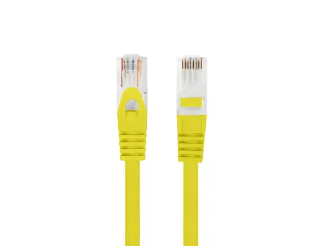 Кабел, Lanberg patch cord CAT.6A U/UTP LSZH CU 0.25m Fluke Passed, Yellow - image 2