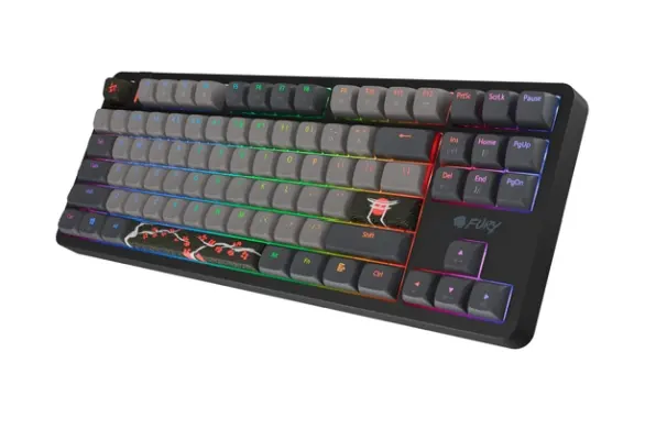 Клавиатура, Fury Gaming Keyboard Kanabo K6, US layout, Magnetic backlight, Mechanical, Black-Grey - image 5