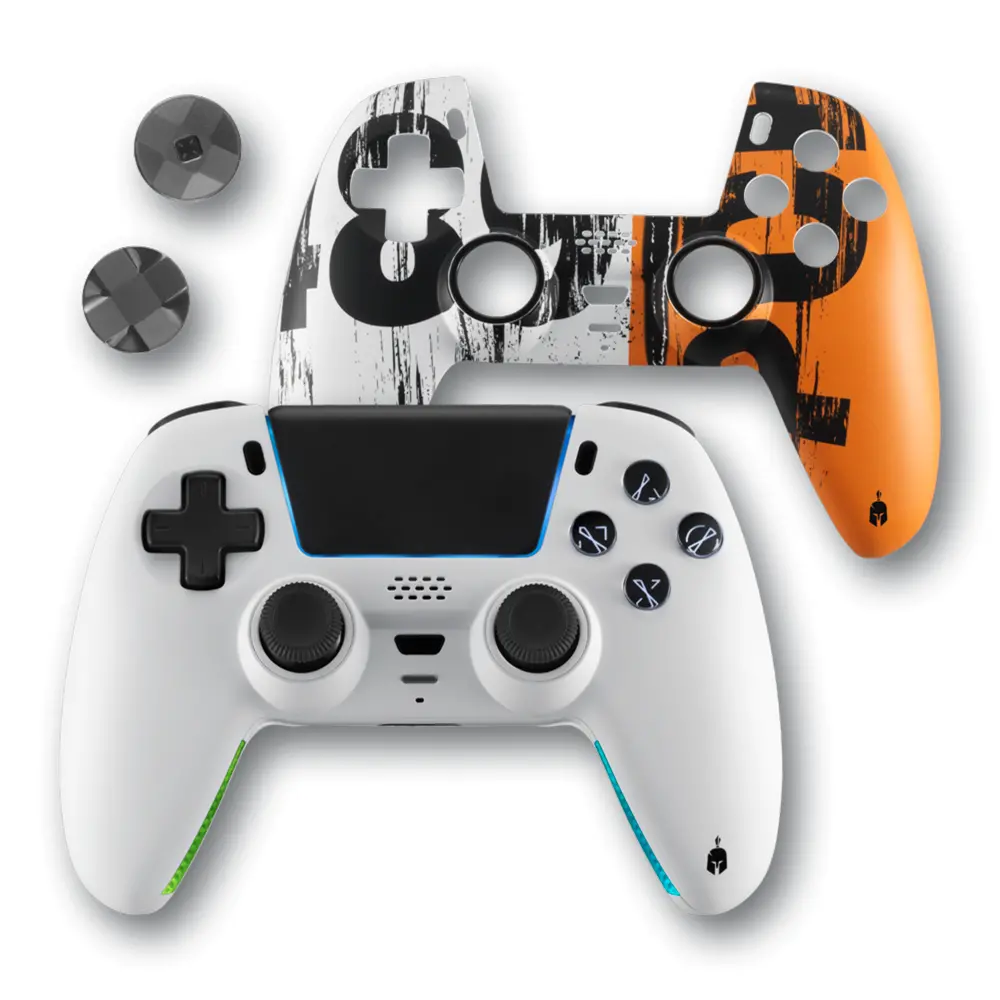 Безжичен геймпад Spartan Gear Sarissa за PC/PS4/PS5/Switch - Бял - image 4