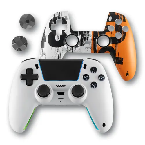 Безжичен геймпад Spartan Gear Sarissa за PC/PS4/PS5/Switch - Бял - image 4