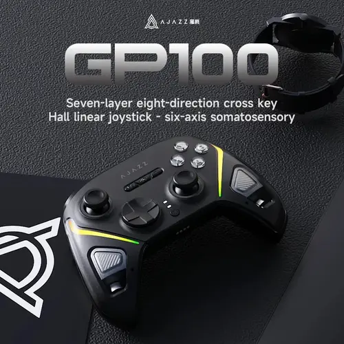 Ajazz геймпад Gamepad GP100 NS - Wireless, Bluetooth, 1000Hz - Black - image 3