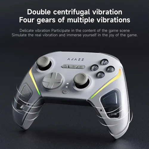 Ajazz геймпад Gamepad GP100 NS - Wireless, Bluetooth, 1000Hz - Black - image 7
