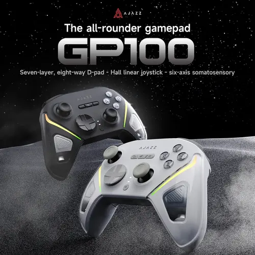 Ajazz геймпад Gamepad GP100 NS - Wireless, Bluetooth, 1000Hz - Black - image 8