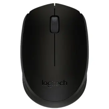МИШКА LOGITECH B170 - Wireless Mouse, USB, 1AA battery - Wireless / Безжична - Black - PN 910-004798