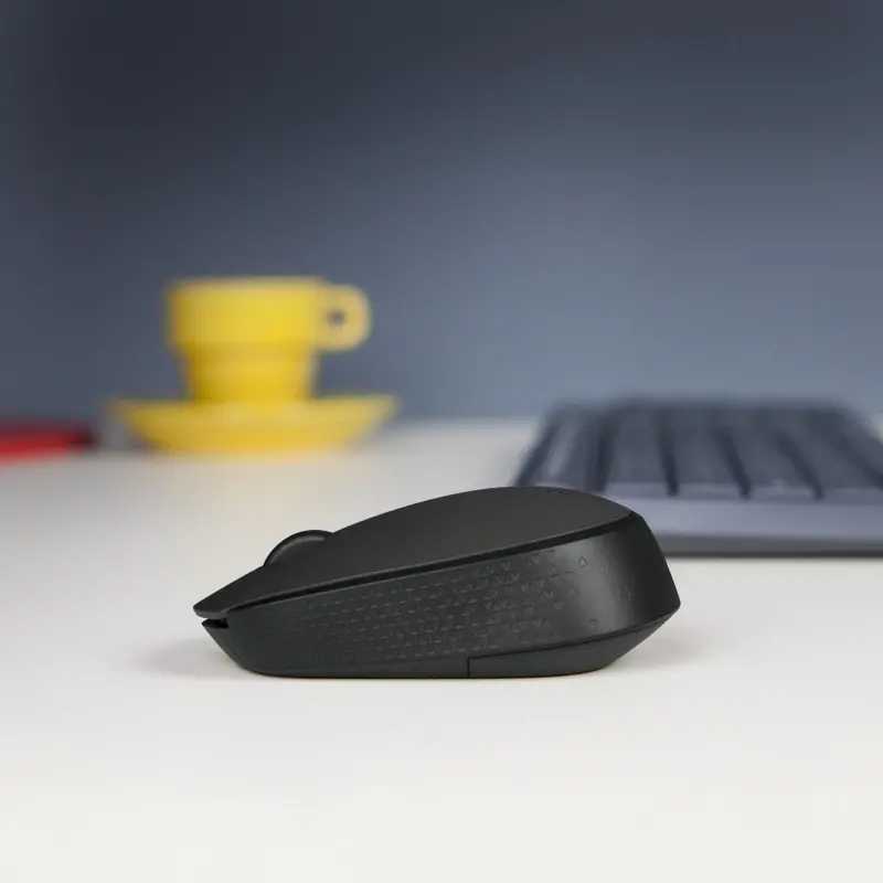 МИШКА LOGITECH B170 - Wireless Mouse, USB, 1AA battery - Wireless / Безжична - Black - PN 910-004798 - image 5