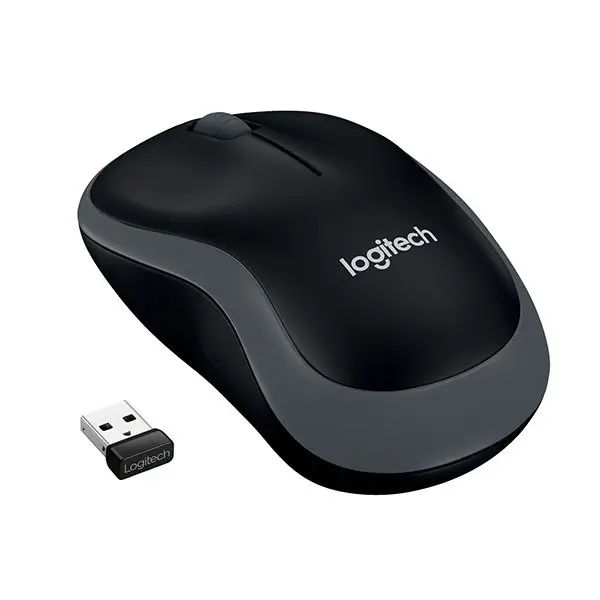 МИШКА LOGITECH M185 - RF Wireless, Alkaline - Оптична / Optical - Wireless / Безжична - Grey - PN 910-002235 - image 2