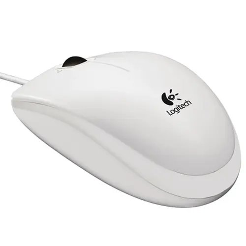 МИШКА LOGITECH B100 - Optical USB Mouse, USB Type-A - Жична - White - PN 910-003360 - image 2