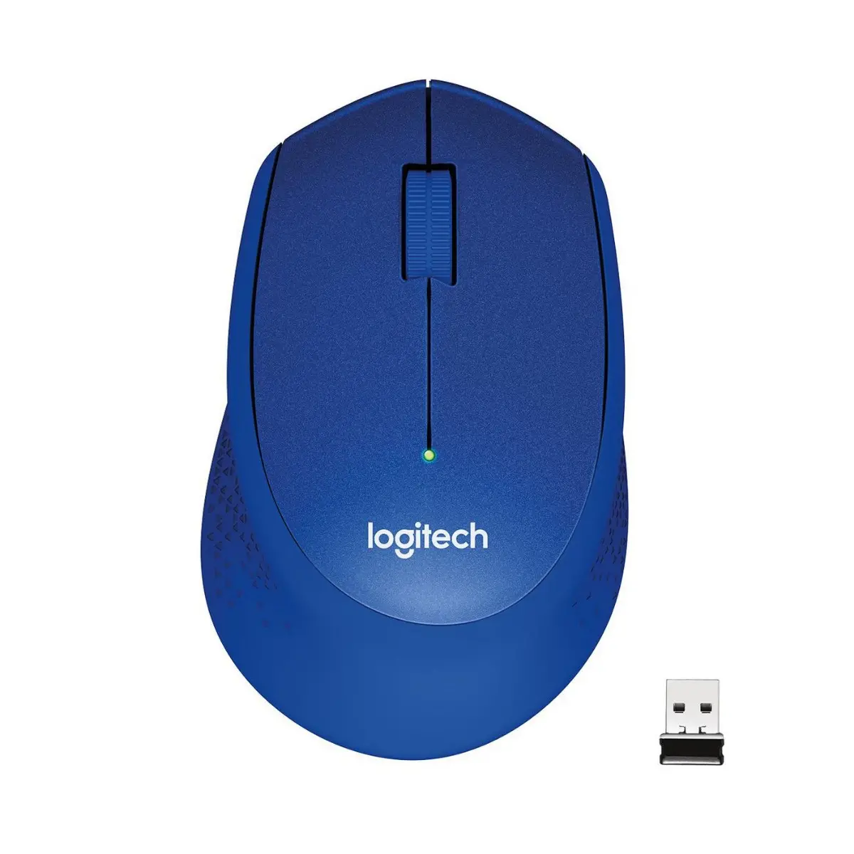 MOUSE LOGITECH M330 SILENT PLUS - RF Wireless, Alcalină - Fără fir - Albastru - PN 910-004910