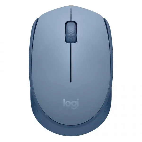 МИШКА LOGITECH M171 - Оптична / Optical - 1000 dpi - Wireless / Безжична - Blue Grey - PN 910-006866