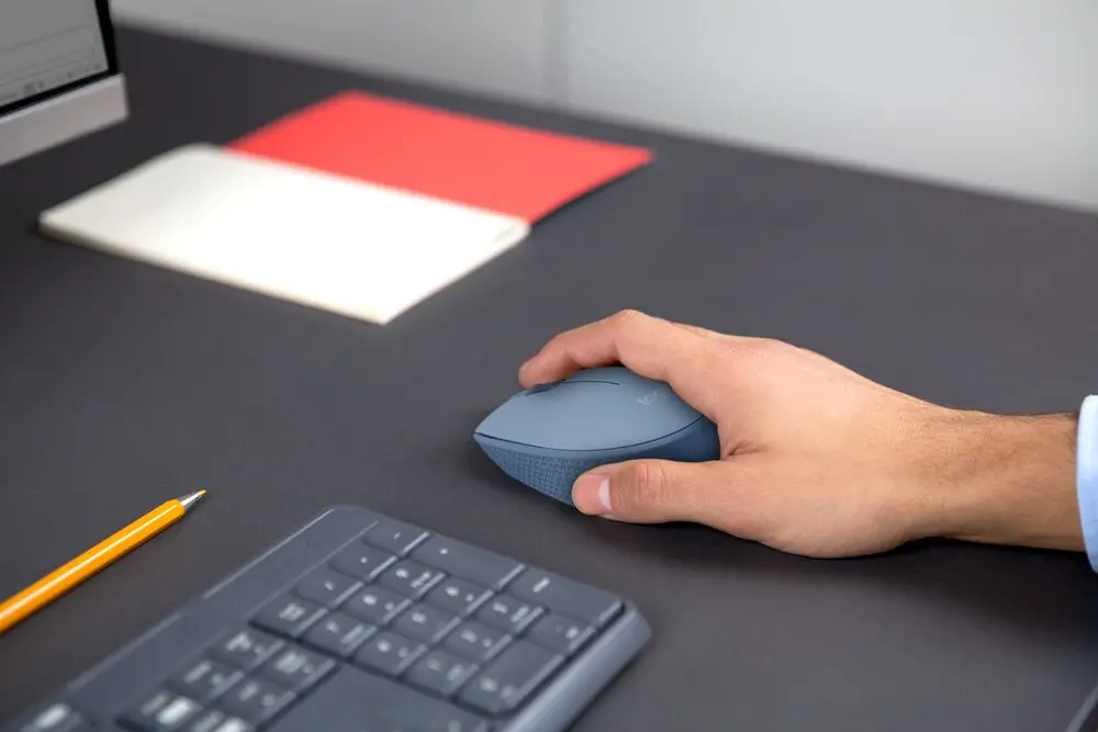 МИШКА LOGITECH M171 - Оптична / Optical - 1000 dpi - Wireless / Безжична - Blue Grey - PN 910-006866 - image 7
