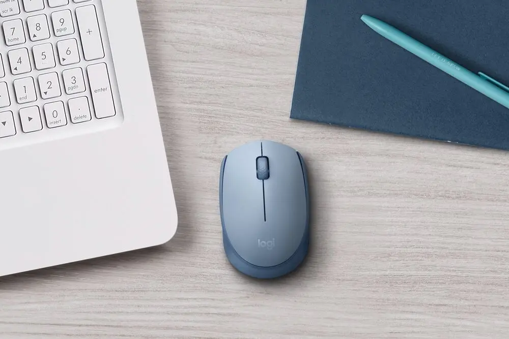 МИШКА LOGITECH M171 - Оптична / Optical - 1000 dpi - Wireless / Безжична - Blue Grey - PN 910-006866 - image 8