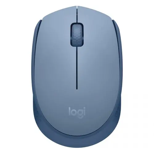 МИШКА LOGITECH M171 - Оптична / Optical - 1000 dpi - Wireless / Безжична - Blue Grey - PN 910-006866
