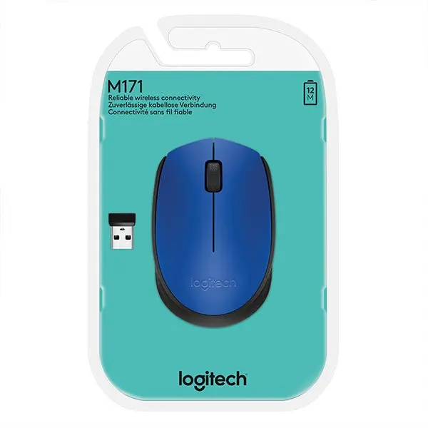МИШКА LOGITECH M171 - Wireless / Безжична - Blue Black - PN 910-004640 - image 5