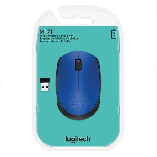 МИШКА LOGITECH M171 - Wireless / Безжична - Blue Black - PN 910-004640 - image 5