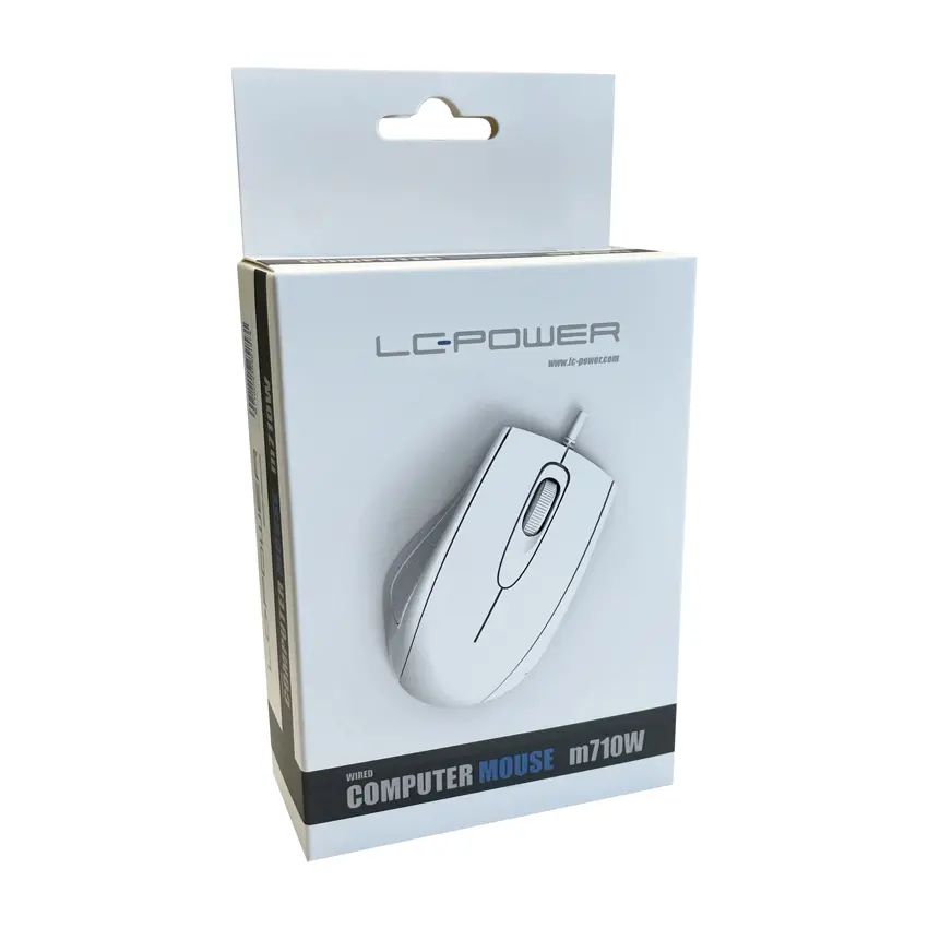 МИШКА LC POWER M710W USB - Optical USB mouse - White - PN LC-M710W - image 7