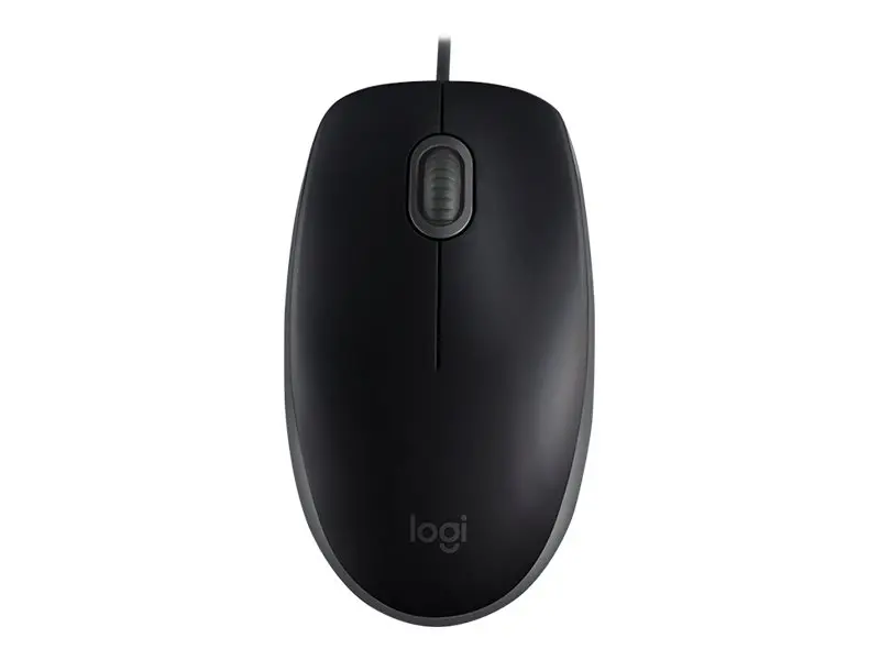 МИШКА LOGITECH B110 SILENT USB - Type-A - Оптична / Optical - 1000 dpi - Black - PN 910-005508