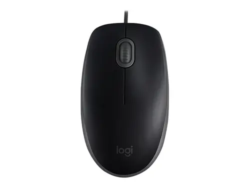 МИШКА LOGITECH B110 SILENT USB - Type-A - Оптическа / Optical - 1000 dpi -  Black - PN 910-005508