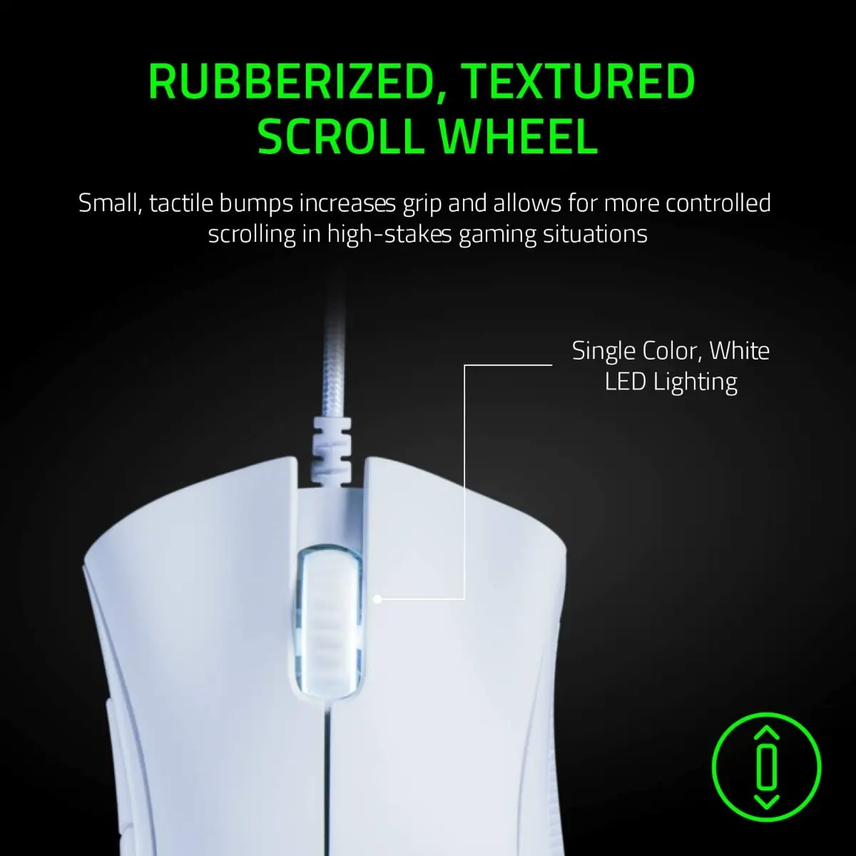 ГЕЙМЪРСКА МИШКА RAZER DEATH ADDER Wired - White - PN RZ01-03850200-R3M1 - image 4