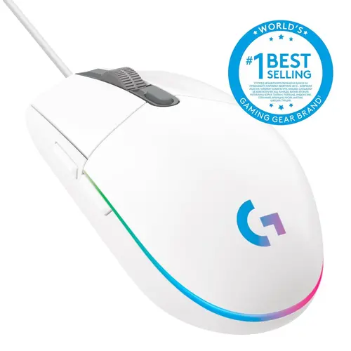 ГЕЙМЪРСКА МИШКА LOGITECH G102 Lightsync USB - White - PN 910-005824 - image 2