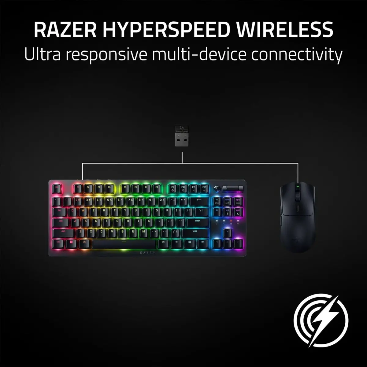 ГЕЙМЪРСКА МИШКА RAZER VIPER V3 HyperSpeed - Wireless - Black - PN RZ01-04910100-R3M1 - image 7