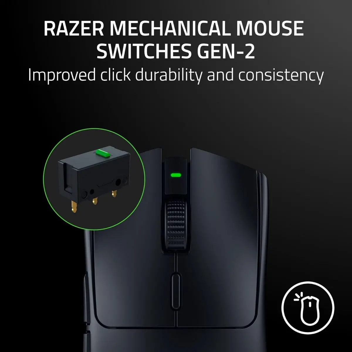 ГЕЙМЪРСКА МИШКА RAZER VIPER V3 HyperSpeed - Wireless - Black - PN RZ01-04910100-R3M1 - image 8
