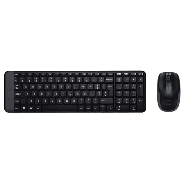 КОМПЛЕКТ МИШКА + КЛАВИАТУРА LOGITECH MK220 US - Wireless / Безжична - Black - БЕЗ БДС КИРИЛИЗАЦИЯ (WITHOUT BDS CYRILLIC) - PN 920-003161 - image 2