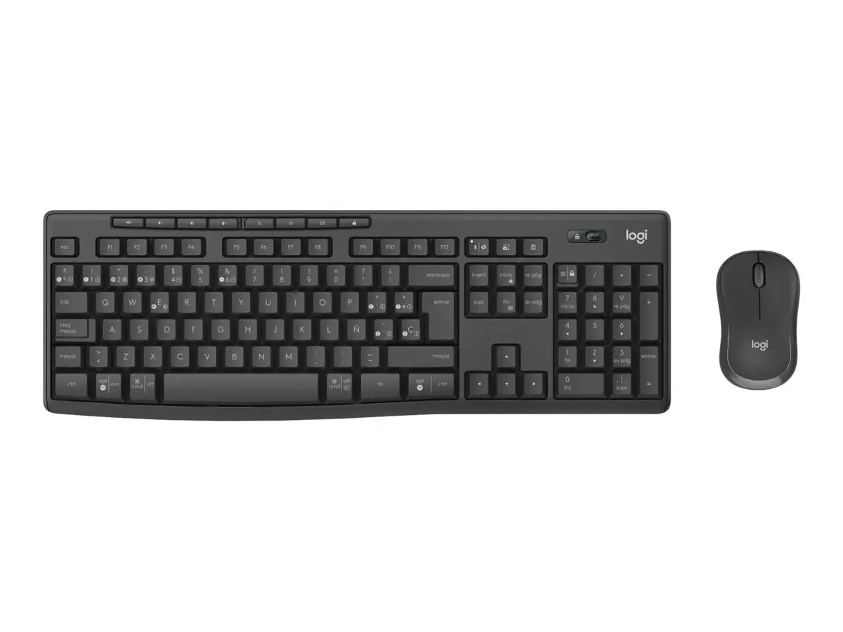 КОМПЛЕКТ МИШКА + КЛАВИАТУРА LOGITECH MK370 - Wireless / Безжична - QWERTY - US - БЕЗ БДС КИРИЛИЗАЦИЯ (WITHOUT BDS CYRILLIC) - Graphite - PN 920-012077
