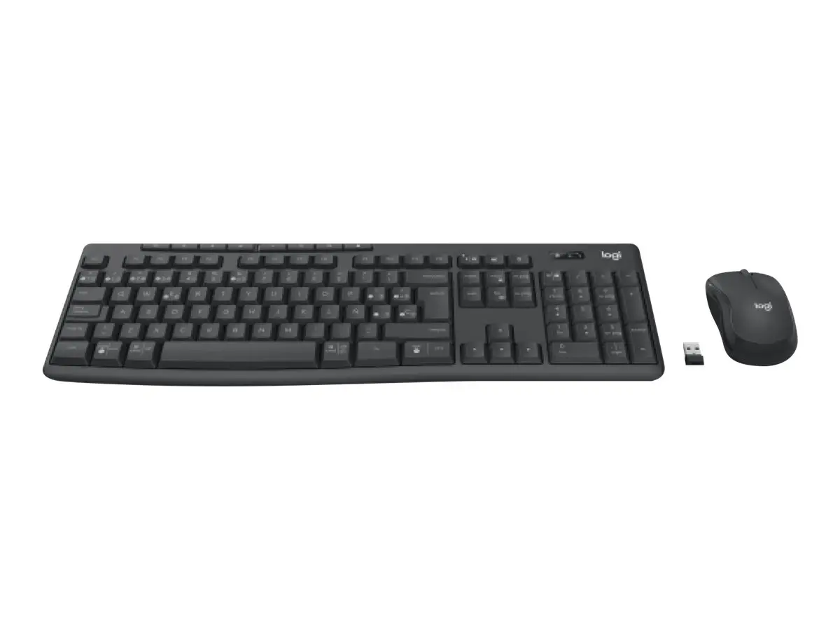 КОМПЛЕКТ МИШКА + КЛАВИАТУРА LOGITECH MK370 - Wireless / Безжична - QWERTY - US - БЕЗ БДС КИРИЛИЗАЦИЯ (WITHOUT BDS CYRILLIC) - Graphite - PN 920-012077 - image 1