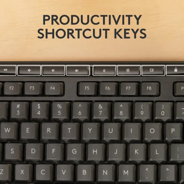 КОМПЛЕКТ МИШКА + КЛАВИАТУРА LOGITECH MK370 - Wireless / Безжична - QWERTY - US - БЕЗ БДС КИРИЛИЗАЦИЯ (WITHOUT BDS CYRILLIC) - Graphite - PN 920-012077 - image 3