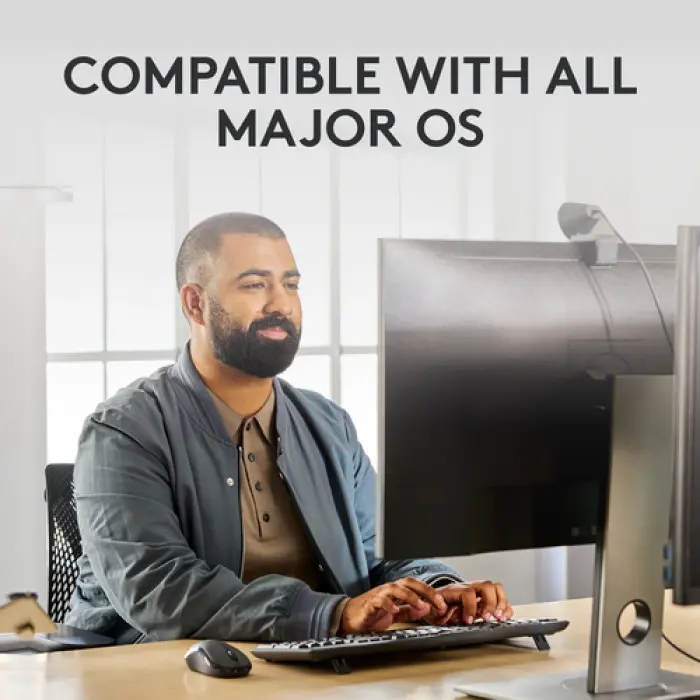 КОМПЛЕКТ МИШКА + КЛАВИАТУРА LOGITECH MK370 - Wireless / Безжична - QWERTY - US - БЕЗ БДС КИРИЛИЗАЦИЯ (WITHOUT BDS CYRILLIC) - Graphite - PN 920-012077 - image 6