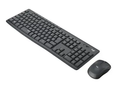 КОМПЛЕКТ МИШКА + КЛАВИАТУРА LOGITECH MK295 DE - Wireless / Безжична - БЕЗ БДС КИРИЛИЗАЦИЯ (WITHOUT BDS CYRILLIC) - НЕМСКИ! - Graphite - PN 920-009794 - image 1