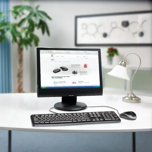 КОМПЛЕКТ МИШКА + КЛАВИАТУРА LOGITECH MK120 US - С БДС КИРИЛИЗАЦИЯ (WITH BDS Cyrillic) - Black - PN 920-002562 - image 6