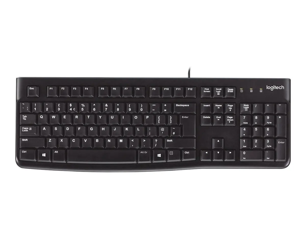 ΠΛΗΚΤΡΟΛΟΓΙΟ LOGITECH K120U US USB - ΜΕ ΚΥΡΙΛΛΙΚΟ BDS (ΜΕ ΚΥΡΙΛΛΙΚΟ BDS) - Μαύρο - PN 920-002508