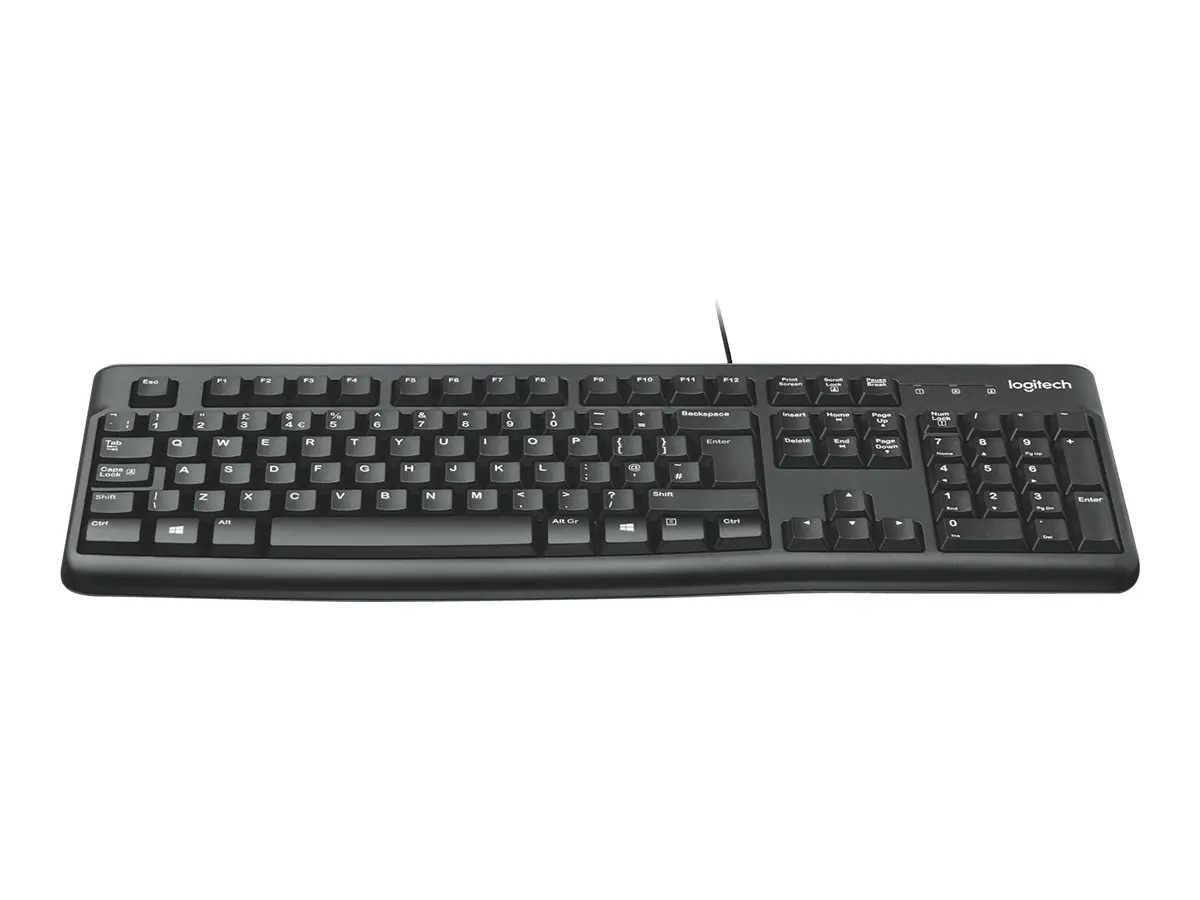 КЛАВИАТУРА LOGITECH K120U US USB - С БДС КИРИЛИЗАЦИЯ   (WITH BDS CYRILLIC) - Black - PN 920-002508 - image 1