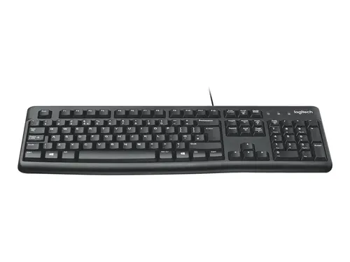 КЛАВИАТУРА LOGITECH K120U US USB - С БДС КИРИЛИЗАЦИЯ (WITH BDS CYRILLIC) - Black - PN 920-002508 - image 1