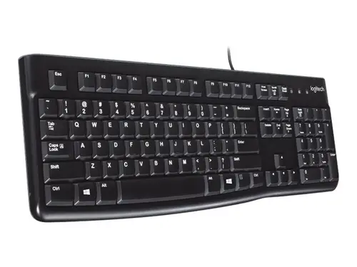 КЛАВИАТУРА LOGITECH K120U US USB - С БДС КИРИЛИЗАЦИЯ (WITH BDS CYRILLIC) - Black - PN 920-002508 - image 2