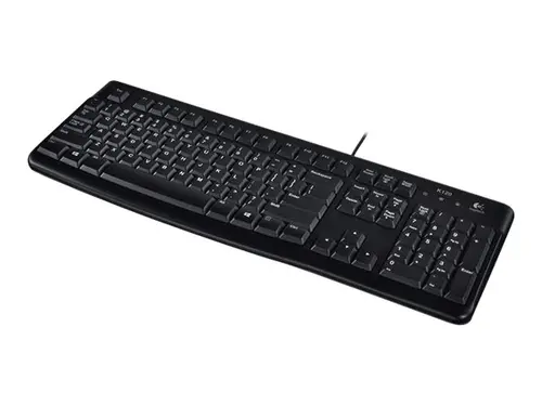 КЛАВИАТУРА LOGITECH K120U US USB - С БДС КИРИЛИЗАЦИЯ (WITH BDS CYRILLIC) - Black - PN 920-002508 - image 3
