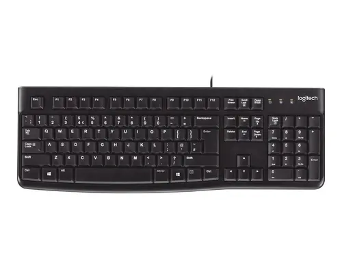 КЛАВИАТУРА LOGITECH K120U US USB - С БДС КИРИЛИЗАЦИЯ (WITH BDS CYRILLIC) - Black - PN 920-002508