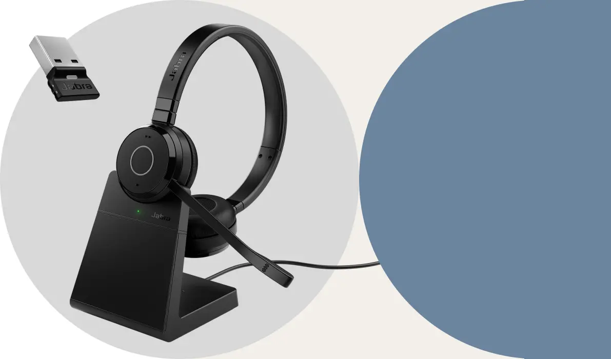СЛУШАЛКИ Jabra Headset Evolve 65TE Evolve 65 TE - Black - PN 6699-839-409 - image 3