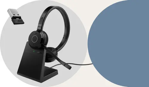 СЛУШАЛКИ Jabra Headset Evolve 65TE Evolve 65 TE - Black - PN 6699-839-409 - image 3