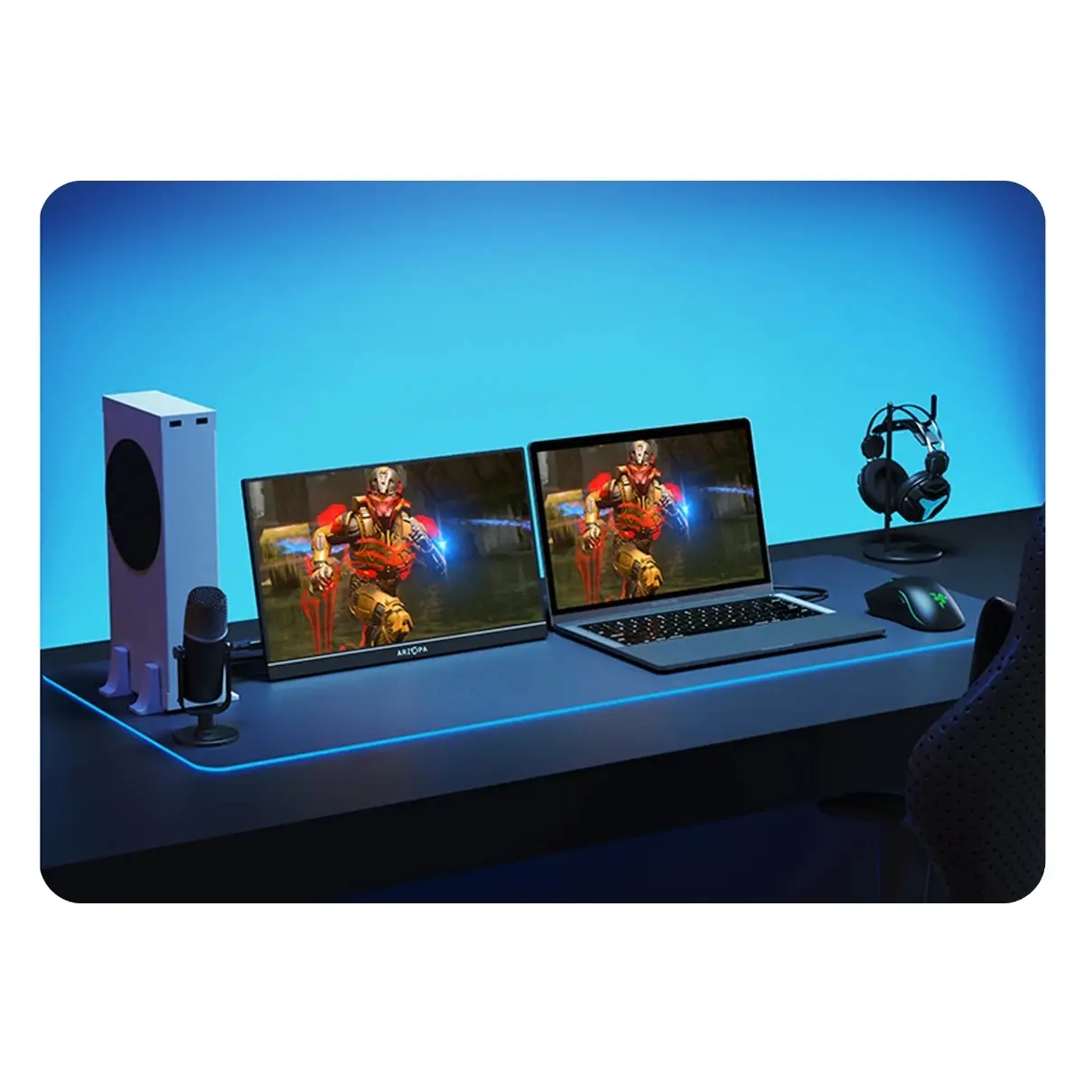 Arzopa преносим монитор Portable Monitor - Z1FC with Sleeve Bag - 16.1", 144Hz, IPS - image 5