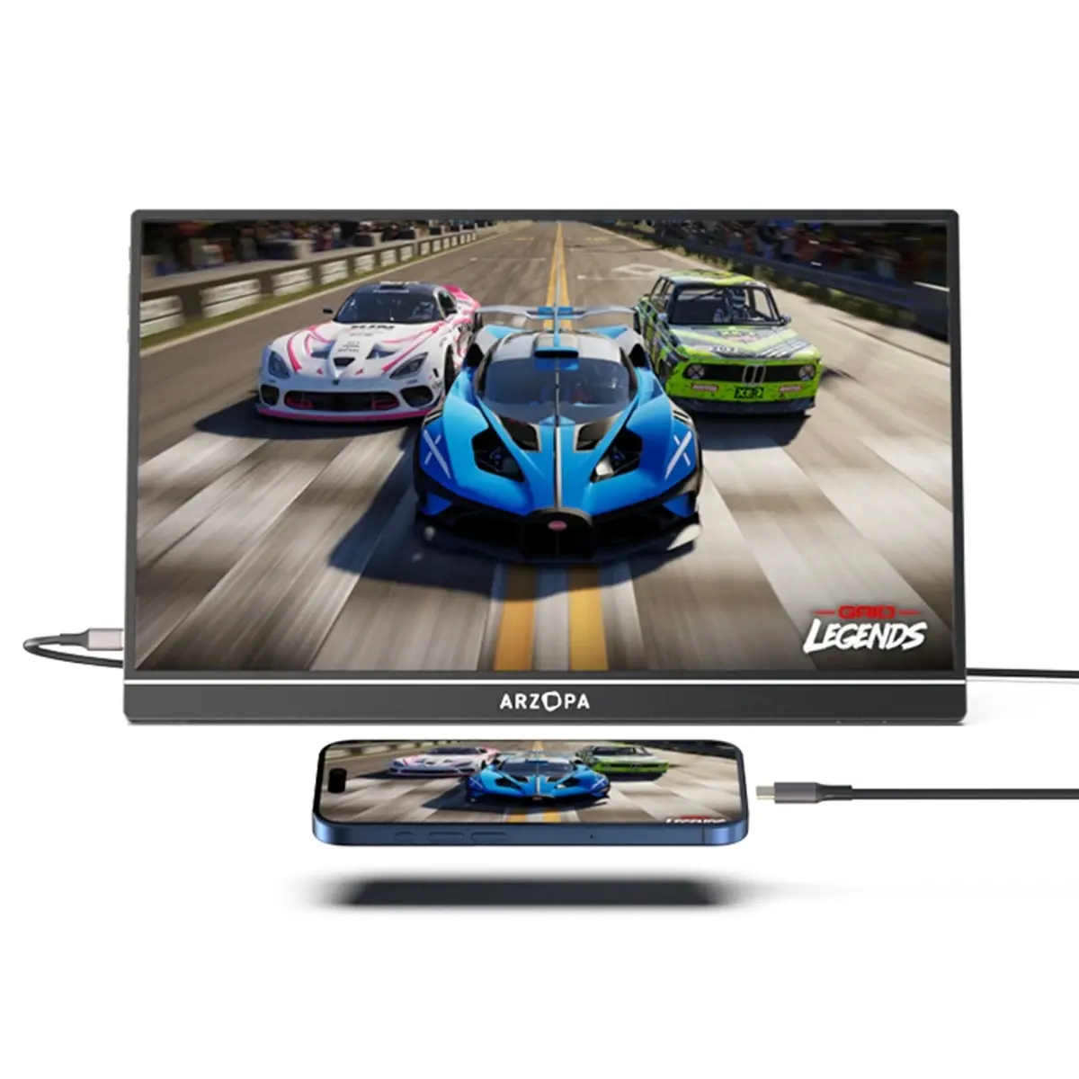 Arzopa преносим монитор Portable Monitor - Z1FC with Sleeve Bag - 16.1", 144Hz, IPS - image 8