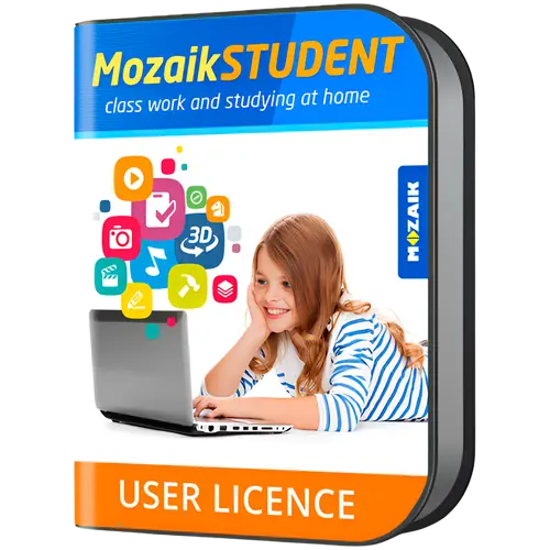 Άδεια Mozaik STUDENT για όλες τις πλατφόρμες, για έναν μαθητή, 1 έτος - 1